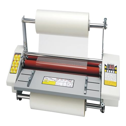 CSDASW Máquina laminadora en Rollo en frío y Caliente A3, laminadora de Cuatro Rodillos, regulación de Velocidad de Alta Gama, laminadora térmica 110V/220v 9350T