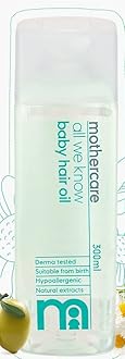 Mothercare Unisex All We Know 300Ml Baby Hair Oil - Transparent