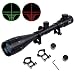 Ohuhu 6-24x50 AOE Red and Green Gun Rifle Scope