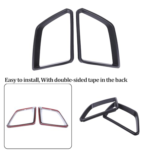 Image of Car Front Bumper Grille Cover Trim Compatible with Pontiac G8 08-09 /Holden Commodore 06-12 ABS Front Grille Accent Trim Cover Front Grille Bumper Grill Inserts protective Accessories (Matt black)