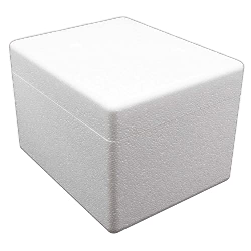 Styroporbox/Thermobox - 3,6 Liter - 26 x 21 x 18 cm/Wandstärke 3...