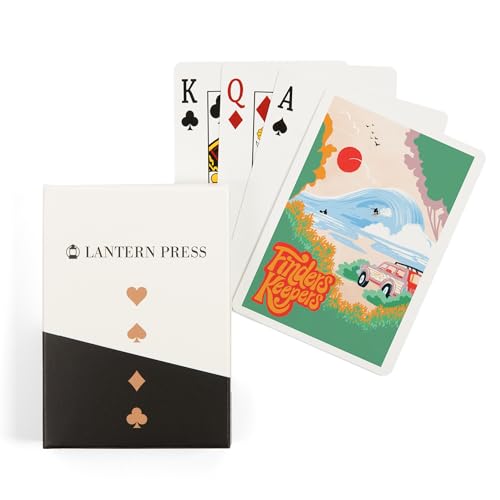 Lantern Press Secret Surf Spot - Naipes Póker 52 cartas