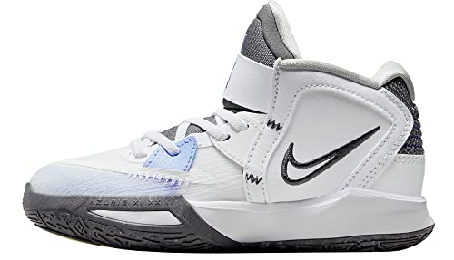 Nike Kyrie 8 (Little Kid) White/Iron Grey/Light Marine/Medium Blue 13 Little Kid M