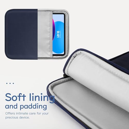 Image of Dadanism 9-11 inch Tablet Sleeve Bag Carrying Case for iPad (A16) 11th Gen 11 inch, iPad 10th Gen 10.9 inch Air 5 /4, iPad Air M4 /Pro 11 inch, iPad 9 /8 /7th, Galaxy Tab A11+ Plus 11 inch, Remarkable 2 10.3 inch, Indigo