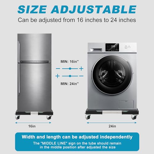 Image of Nefish Furniture Dolly Adjustable Mini Fridge Stand