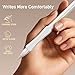 ELETIUO 3 Pack Ergonomic Silicone Grips Compatible with Apple Pencil 2nd/USB-C/Pro,Soft Protective Sleeve Holder,Anti-Slip Cover for iPad Pro 11/12.9 inch,White