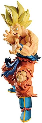 Banpresto Dragonball Legends Collab-Kamehameha Son Gokou Toy, Yellow, Orange, Blue image 4