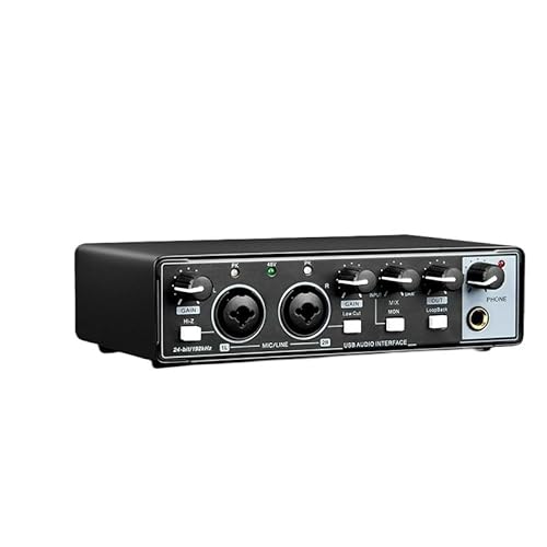 Mesa Mezclas DJ, Grabación de guitarra Tarjeta de sonido USB externa Interfaz de audio especial