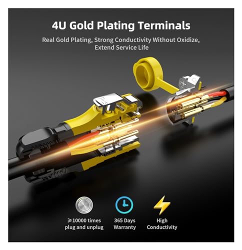 Conector LP20 de 4 pines M20 impermeable para cable de telecomunicaciones y video de drones 3