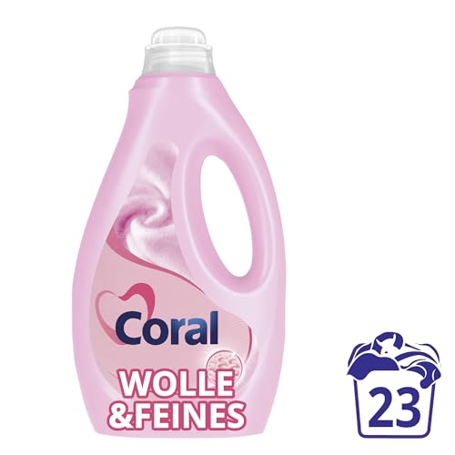 Coral Feinwaschmittel Wolle & Feines Flüssigwaschmittel für eine schonende Reinigung 23 WL 1,15 Liter 2