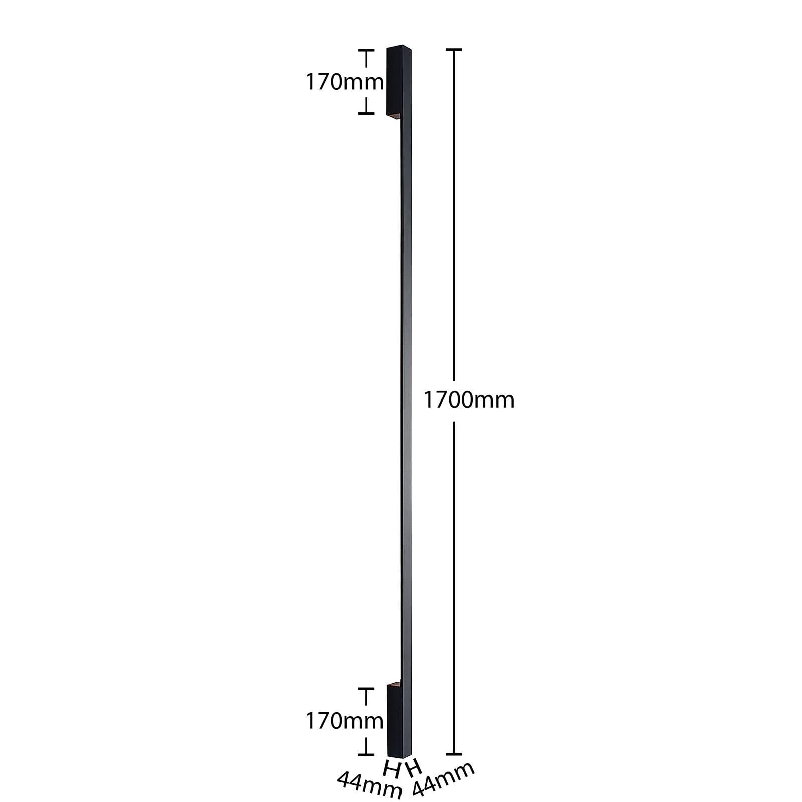 Arcchio LED Wandleuchte, Wandlampe Innen Ivano (Modern) in Schwarz aus Aluminium (2 flammig) - Wandstrahler Wandbeleuchtung Schlafzimmer/Wohnzimmer Flurleuchte