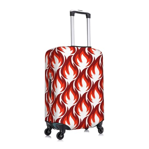 Fire Symbols Luggage Cover Protector Anti-Scratch Washable Fits 18-32 Inch Luggage-Small3