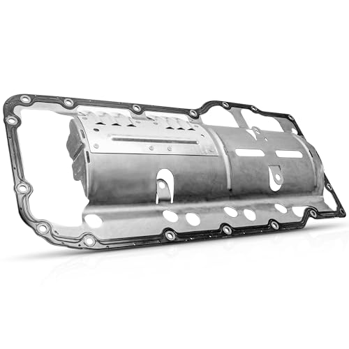 Image of PartsFlow Oil Pan Gasket Compatible With 1999-2013 Chrysler Aspen Dodge Dakota Durango Ram 1500 Jeep Commander Mitsubishi Raider Ram Dakota 4.7L V8 OS30709R, CS26157, OS6330