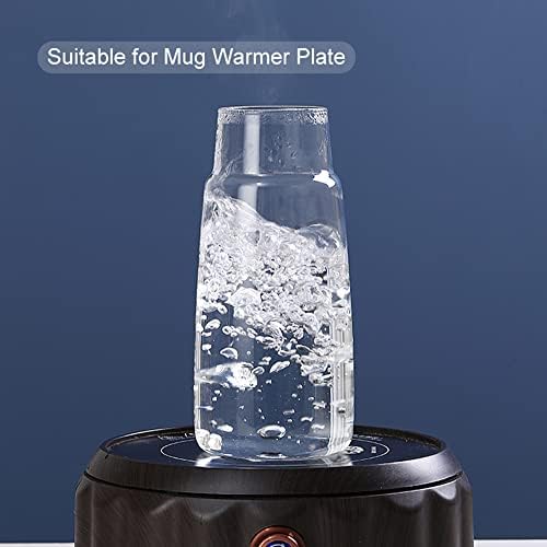 Bedside Water Carafe Set with Tumbler, Bedside Carafe and Glass Set for Nightstand Bedroom Guest Room, Water Carafe for Cold Drink, Mouthwash Dispenser for Bathroom Kitchen 25oz/750ml (Gold)