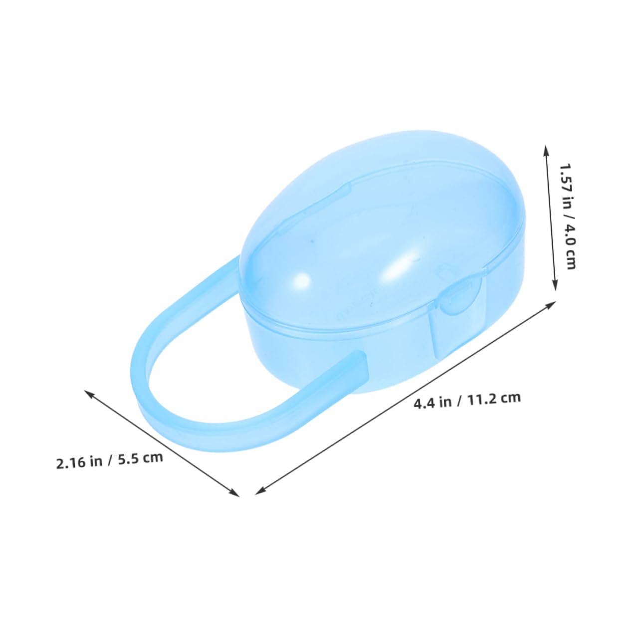 10Pcs Pacifier Holder Case Portable Storage Containers for Pacifiers Lightweight Organizer for Travel Essential Nursery Accessory for Newborn Boys