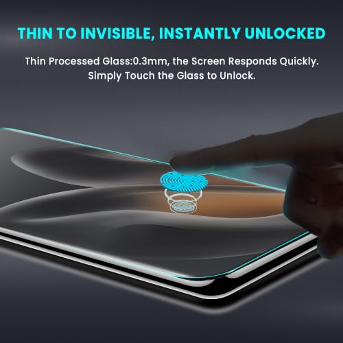 Image of FIRST MART Matte UV Tempered Glass for Motorola Edge 70 Pro & Motorola Edge 70 Fusion 5G | Anti-Glare Curved Screen Protector, 9H Scratch Resistant, Fingerprint Compatible, Case-Friendly | Pack of 1