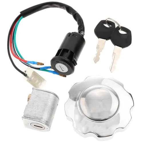 Juego de cerradura para tapa asiento motocicleta Honda CG125 ZJ125 con llave