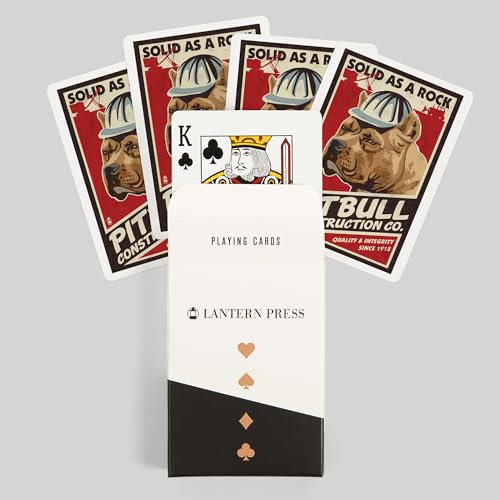 Baraja de cartas Póker Pitbull Retro 52 cartas miniatura 6