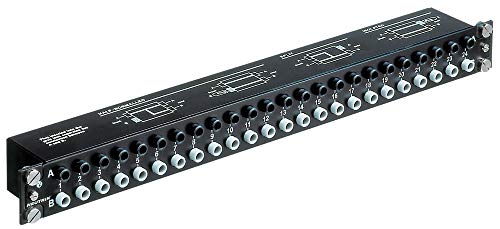 Neutrik NYS-SPP-L1 Stereo TRS 1/4“ Modular Patch Panel for 19“ Rack Mount