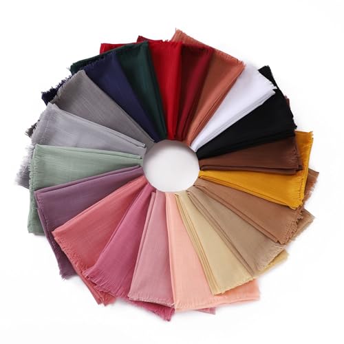 Women's Summer Scarf Lightweight And Soft Bamboo Cotton Headscarf3