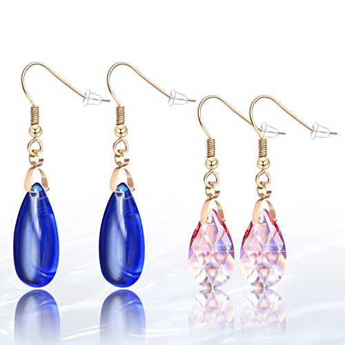 30Pcs Stainless Steel Earring Hooks Ear Wire Buckle French Fish Hook Earrings With Pendant Clasp And 30Pcs Silicone Bullet Earring Backs For Diy Craft Jewelry Making, Golden #TOP4