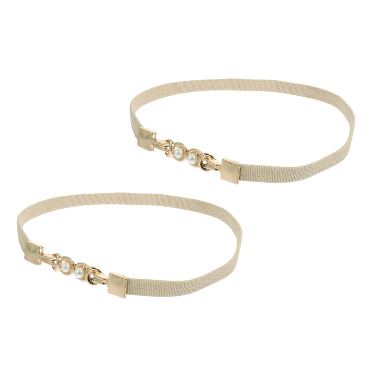 Holibanna 2pcs Imitation Decorative Belts for Women Slim Casual Waistbands Buckle Versatile Fashion Accessories for and Skirts for All Occasions