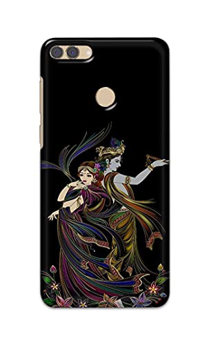 Image of Lord Radha and Krishna Hard Back Case Cover for Huawei Y9 (2018) Back Cover -(J5) VNS2223