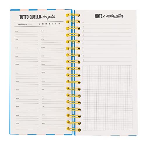 Mr. Wonderful Planner giornaliero rosa - Tante