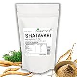 Nutrics SHATAVARI - Polvo de raíz de espárragos racemosus 100% puro, sin rellenos, aglutinantes o agentes de carga (75 g)