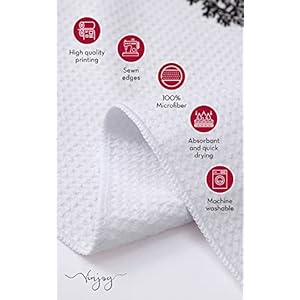 Microfiber Dog Puns Dish Towels Set of 4 - Fun, Functional Kitchen Towels with Sayings Microfiber Dog Puns Dish Towels Set of 4 Fun Functional Kitchen Towels with Sayings