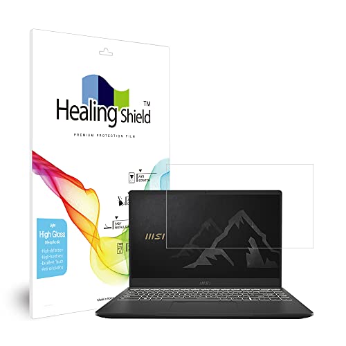 Muellery Healingshield �X�L���V�[���t���ی�t�B���� Screen Protector Light Oleophobic High Gloss Film Compatible with MSI Summit B14 A11M PHFL