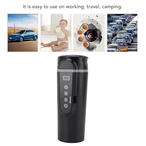 Tetera Eléctrica Portátil 500ml para Auto 12V-24V miniatura 4