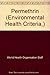 Produktbild Permethrin (Environmental Health Criteria, Band 94)