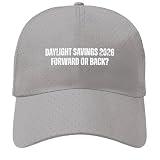 Daylight Savings 2026 Forwards Or Back Hats for Women Baseball Cap Trendy