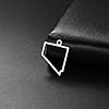kkjoy 5Pcs Hollow Nevada Map Pendant Charms for Jewelry Making and Crafting, Stainless Steel Mini Charm Craft Supplies Accessories for DIY Bracelet Necklace Earrings #5