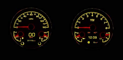 Dakota Digital 47-53 Chevy Pickup Customizable Gauge Kit Black Alloy Hdx-47C-Pu-K #TOP7