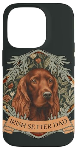 Irish Setter Dad �G���K���g �r���e�[�W�X�^�C�� �X�}�z�P�[�X iPhone 14 Pro �p