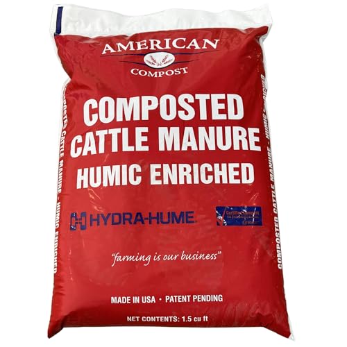 American Compost 1.5 Cu Ft, Hydra-Hume Enriched Manure...