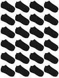 URATOT 24 Pairs Kids' Low Cut Socks Boys' or Girls' Half Cushion Socks Athletic Ankle Socks