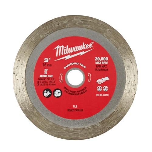 Lame diamant Milwaukee 49-94-3010 pour couper le carrelage sans fissures