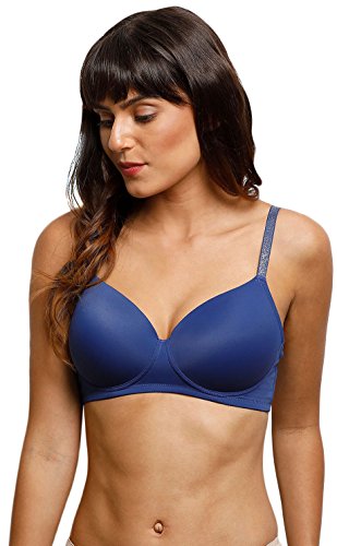 Image of Zivame Women's Nylon Padded Wire Free T-Shirt Bra