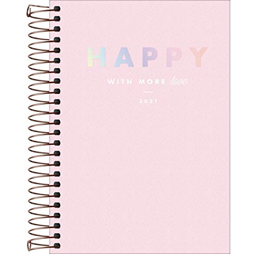 Agenda Espiral Diária Happy 2021