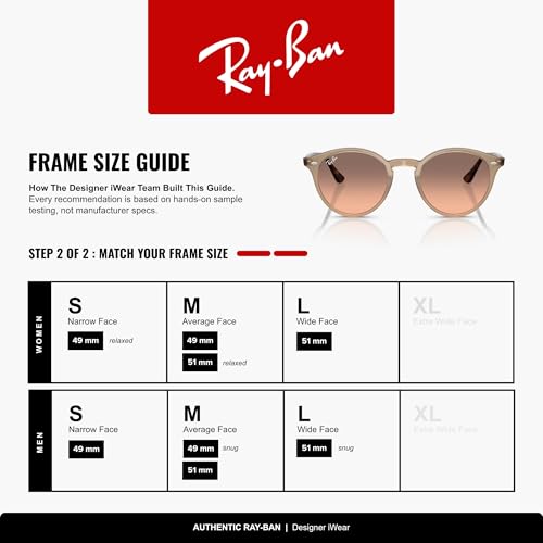 Image of Ray-Ban womens Rb2180 Round Sunglasses