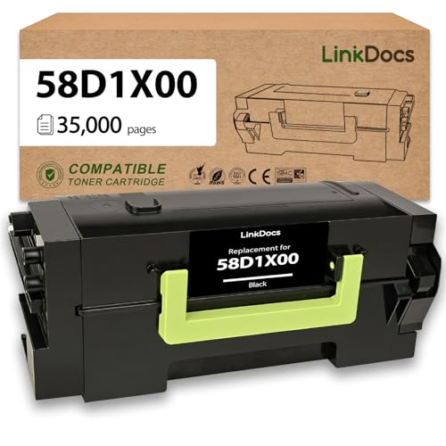 Toner compatible Lexmark MS725 MX721 par LinkDocs haute capacité noir