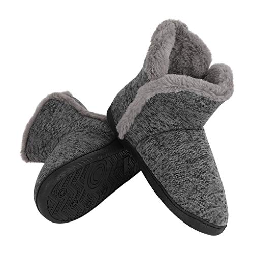 Pantofole invernali in lana lavorata a maglia