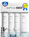 Ecoviva RO1000G Tankless 9-Stage Commercial Reverse Osmosis Water Filtration System, NSF/ANSI 58, 1000GPD German Design 3:1 Pure to Drain,10 Years Fully Sealed Solid & Reliable, Alkaline PH+