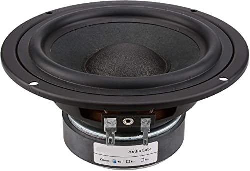 Desconocido 1 Unidad de Altavoz de Graves de 5,25 Pulgadas y 30-50W, Controlador de Altavoz de Graves de música de 4Ohm y 8 Ohm, Altavoz de Columna DIY para Sistema de Sonido doméstico