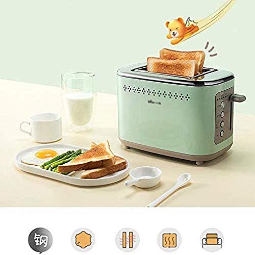 SMEJS Startseite Frühstück Toaster Elektro Toaster Mini Automatik 2 Scheiben Pop-up Toast Maker 6-stufige Backen – Bild 3