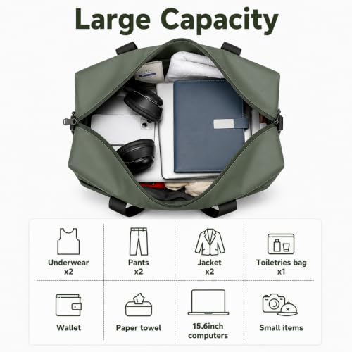 Image of CAVALO - Be Unique Premium Travel Duffle Bag for Men & Women | Water Resistant Weekender Gym Bag| Overnight Cabin Luggage Bag with Detachable Shoulder Strap
