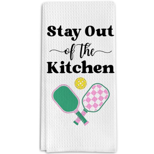 FDLLUS Pickleball Gifts Kitchen Towels for Pickleball Lover Player, Pickle Ball Decorative Towels for Bar Kitchen Bathroom